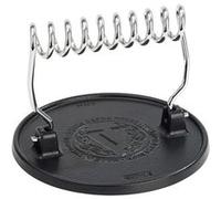 Smash Burger Press, Presse Viande Hachée, Fonte 16,5cm pour Grillades, sans PTFE Victoria 36843 Noir Noir