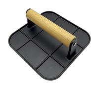 Smash Presse à burger pour de cuisson - d'aluminium 16 x 16 x 6 cm | Presse de bacon en fonte lourde | Burger Smasher Tool pour de cuisson 6,3 pouces, presse plate ronde