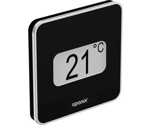 Smatrix Base Style T-149 Uponor noir, thermostat d'ambiance avec sonde d'humidité, 1087814