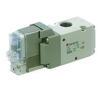 SMC Vanne Électrovanne Pneumatique En Ligne 3/2 Voies Rc1/4'' - VP542-5LO1-02A