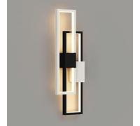 SMCCYYSD Applique Murale géométrique en métal pour Chevet, éclairage décoratif de Chambre, Lampe de Couloir à Cadre linéaire, Suspension
