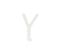 SMD Design Patère en forme de Y Midi blanc