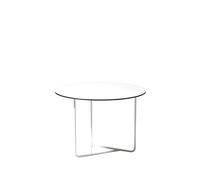 SMD Design Table basse Tellus blanc. structure blanche. h44 d64