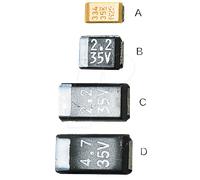 SMD TAN.6,8/20 - Condensateur CMS tantale, 6,8 µF/20 V