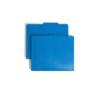 Smead 14045 Poly Classeur de classement, 2 intercalaires, format lettre, bleu, 10 par boîte