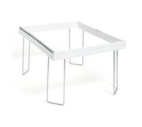 Smead Cadre de classeur à suspendre réglable, robuste, format lettre, blanc, 40,6 cm à 61 cm, 1 par paquet (64850)