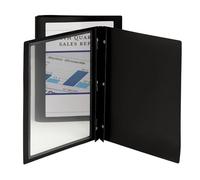 Smead Cadre View Report Cover avec fermeture magnétique, Lettre Taille, Poly, Lot de 5 noir