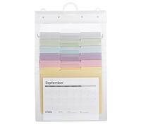 Smead Cascading 92064 Organiseur mural Gen 2, 6 poches, format lettre, pastel