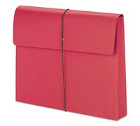 Smead Expanding Wallet avec fermeture élastique, format Lettre, 5,1 cm d'extension 10 per Box Elastic Closure/Red