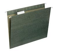 Smead Lot de 50 dossiers suspendus standard, vert standard, onglets réglables à coupe 1/5, format lettre (64029)