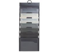 Smead Organiseur mural vertical à cascades Pochettes neutres Gray/Neutral