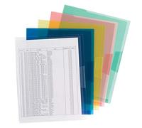 Smead Organized Up - Lot de 10 vestes de projet translucides, taille lettre, couleurs assorties, 85752