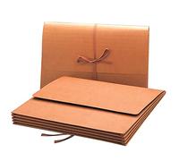 Smead Redrope 71055 Lot de 10 porte-documents extensibles avec rabat et fermeture à nouer en tissu, extension de 8,9 cm, taille légale, 10 par boîte