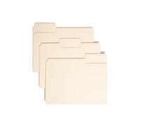 Smead SuperTab 10401 Lot de 50 chemises lourdes avec onglet 1/3, format lettre, manille