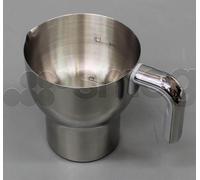 Smeg : Carafe, pichet, tasse en acier inoxydable, mousseur à cappuccino, mousseur à lait, modèles MFF01 et MFF11