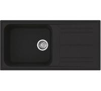 Smeg LZ150A2 Lavabo Encastré 100mm Égouttoir Droite Granite Anthracite