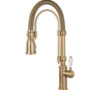 SMEG MIDR7O-2 Robinet Mélangeur Laiton Canne Tournant Douche Amovible