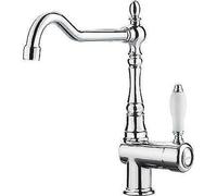 SMEG MIR6CR-2 Robinet Mélangeur Commande Unique Canne Tournant H29,9 360CROMO