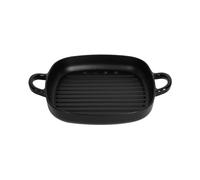 SMEG - Poêle à griller en fonte - 26 x 26 cm - Noir