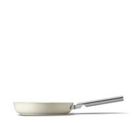Smeg, Poêle antiadhésive FPF2402CRM, diamètre 24 cm, revêtement céramique sans PFAS, manche en acier inoxydable, pour tous les plans de cuisson, jusqu'à 250° au four, capacité 1,5 L, crème mate