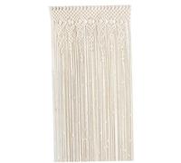 SMELEYOU Rideaux Boho Rideaux de Macrame tissé en Coton 35x71 Pouces Rideau de chaîne Suspendue décorative diviseur Salle Boho Rideau pour la Porte la fenêtre Placard sans Canne