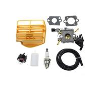 SMGLRUEAT C1M-EL37B Carburetor for with 445 445E 450 450E Chain Saws with Air Adjustment Kit Mower