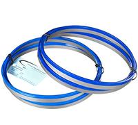 SMI Lot de 2 lames de scie à ruban bimétal M42 - Dimensions : 2480 x 27 x 0,90 mm - 8/12 dents par pouce - Pour acier doux à acier inoxydable - Par exemple pour Optimum, Epple, Holzmann, Bernardo