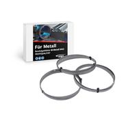SMI Lot de 3 lames de scie à ruban bi-métal M42, dimensions 1140 x 13 x 0,65 mm, 8/12 dents par pouce, par exemple pour Güde MBS 105 V, Parkside PMB 1100 B2, Einhell TE-MB 18/127, Makita LXT DPB180