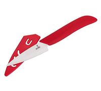 smiile snc-8/3 Couteau en céramique Lame 7,5 cm, Résine, Plastique, rouge