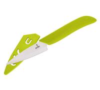 smiile snc-8/4 Couteau en céramique Lame 7,5 cm, Résine, Plastique, Vert
