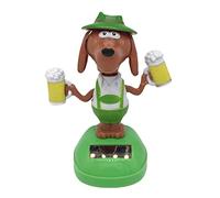 Smileshiney Chien Danseur Voiture - Chien Dansant Solaire - Danse Solaire - Figurine Solaire Voiture Qui Bouge - Décoration Tableau De Bord Voiture | 11x5x5 Cm Ornements De Bureau