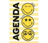 Smiley Agenda 2025-2026 Classique Avec des blagues Dès 7 ans