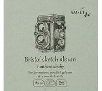 SMLT Authentic-baby FB-32(185)/9 Petit carnet de croquis carré 185 g/m² 32 feuilles