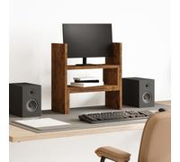 smnyxs Étagère Réglable 2 Pièces Bois d'Ingénierie Bureau | Design Modulable, Angle 90° pour Coin, Surface Résistante à l'Humidité, Facile à Nettoyer, Usage Polyvalent Salon Cuisine