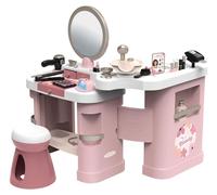 SMOBY - Mon Centre de Beauté - Salon de Beauté 3 en 1 - Coiffure, Onglerie, Maquillage factice - 26 Accessoires - Dès 3 ans