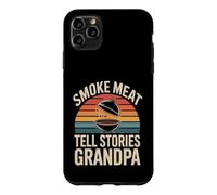 Smoke Meat Tell Stories, grillades au Barbecue avec Grand-père Coque pour iPhone 11 Pro Max