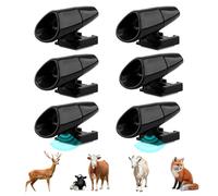 Smomend 6 Pièces Sifflet Ultrason Anti Gibier, Sifflet Ultrason Voiture Anti Gibier Cerf Lièvres, Dispositif de Protection et Avertissement de Animaux pour Voiture Camions et Motos