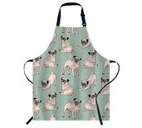 Smooffly Tablier à col réglable pour homme et femme, convient pour la cuisine, la serveuse, le chef