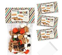 S'more Lot de 20 décorations de sacs à friandises sur le thème de l'automne avec 20 sacs autocollants également inclus par AmandaCreation