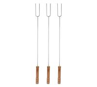 Smores Sticks Pour Foyer, 3 Pièces Smores Kit Smores Brochettes Bâtons à Rôtir Fourchette De Camping Bâtons à Hot Dog Pour Feu De Camp Bâtons à Rôtir Pour Foyer Camping Cuisine Pour Barbecue En Plein