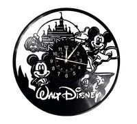 Smotly Horloge Murale en Vinyle, Mickey et Minnie décoration Murale thème de la Souris Grandes horloges, Les Amateurs de Mickey et Minnie Cadeaux de décoration de la Maison,A