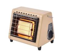 SMTYXS Chauffage À Gaz Multifonctionnel 2 En 1,5 Kw, Portable, Céramique, Poêle Réglable, For Camping Plein Air, Tente De Pique-nique Facile à Cuisiner(Khaki)