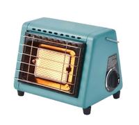 SMTYXS Chauffage À Gaz Multifonctionnel 2 En 1,5 Kw, Portable, Céramique, Poêle Réglable, For Camping Plein Air, Tente De Pique-nique Facile à Cuisiner(Green)