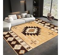 SMXVRC Ouest Moquette pour Chambre, 70x140cm, Sud Ouest Autochtone Tapis Salon, Acile à Nettoyer AntidéRapant Lavable RéSistant Poil Court LéGer Home Tapis pour Bureau EntréE IntéRieure