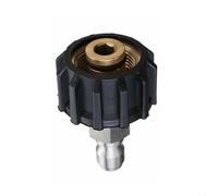 SMZhomeone 1 adaptateur de nettoyeur haute pression mâle vers M22 femelle 1/4 3/8" 14 15 mm en laiton pour nettoyage de voiture de jardin (3/8 QD mâle vers M22 14 mm femelle)