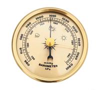 SMZhomeone Baromètre domestique en aluminium calibré réglable pour mesurer les changements de pression atmosphérique dans l'environnement