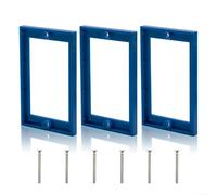 SMZhomeone Lot de 1 rallonge de boîte électrique de 6,35 mm pour interrupteurs et prises, en plastique ABS résistant à la chaleur, pour projets de rénovation domestique, jaune (bleu3)