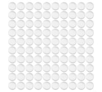 SMZhomeone Lot de 100 capsules de monnaie en plastique transparent de 16 mm à double fermeture scellée résistante à l'oxydation pour collectionneurs, organisations d'affichage de devises