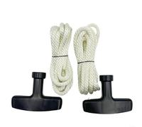 SMZhomeone Lot de 2 cordes de démarrage avec poignée 5 mm x 17 m pour Honda GX240 pour gx270 pour moteurs GX390 - Cordon de traction de rechange pour réparation de tondeuse à gazon