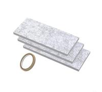 SMZhomeone Lot de 3 panneaux d'isolation thermique pour fenêtre en feutre à double couche - Bloque le bruit - Joint thermique - Gris - 419,1 x 160 cm - Économie d'énergie